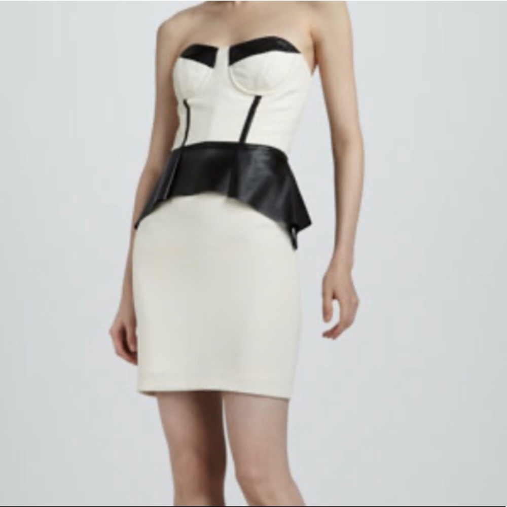 BRAND NEW • Peplum Cocktail Dress •Badgley Mischka